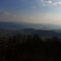 Blick vom Grainskopf auf die Umlaufberge von Lieser und Mülheim