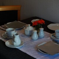 Frühstück am Morgen