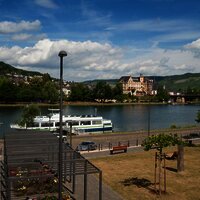 Villa Mosella Mosel-Blick von Balkon