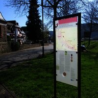 Startpunkt der Wanderung gegenüber des Deutschherrenhofs