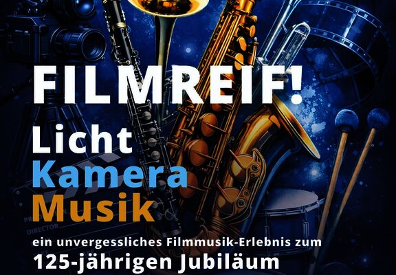 Plakat Jübiläumskonzert Musikverein Lyra Lieser