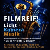 Plakat Jübiläumskonzert Musikverein Lyra Lieser