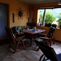 Überdachte Terrasse