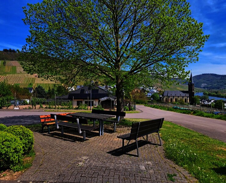 Schöner Platz zum Rasten