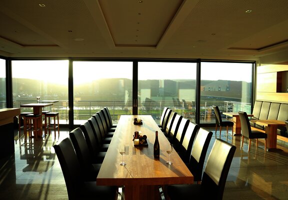 Innenansicht der Vinothek