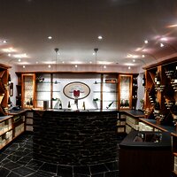 Innenansicht der Vinothek