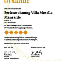 5_Sterne_Fewo_Villa Mosella_Mansarde_Bernkastel