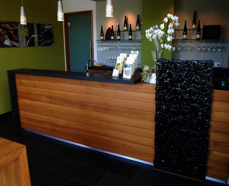 Innenansicht der Vinothek