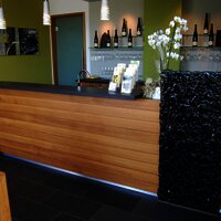 Innenansicht der Vinothek