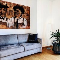 Wohnraum "Das Loft" Schlafcouch