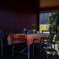 Sitzplatz auf der Veranda