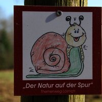 Beschilderung "Der Natur auf der Spur"