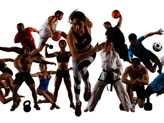 verschiedene Sportarten