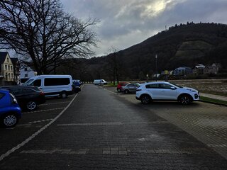 Parkplatz in Kues - Geburtshaus