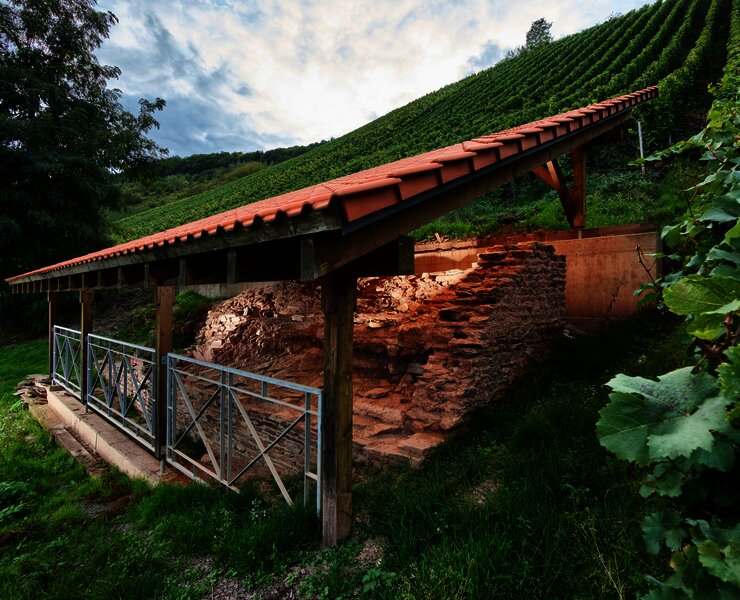 Römische Kelteranlage in Rachtig