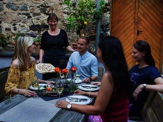 Weinprobe im Weingut Brunnenhof