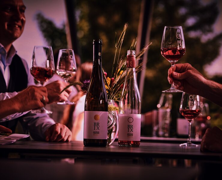 Weinprobe im Weingut Brixius