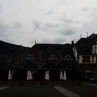 Bahnhof Cues Terrasse