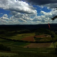 Startplatz der Gleitschirmflieger