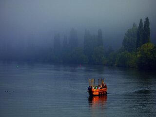 Weinschiff auf der Mosel
