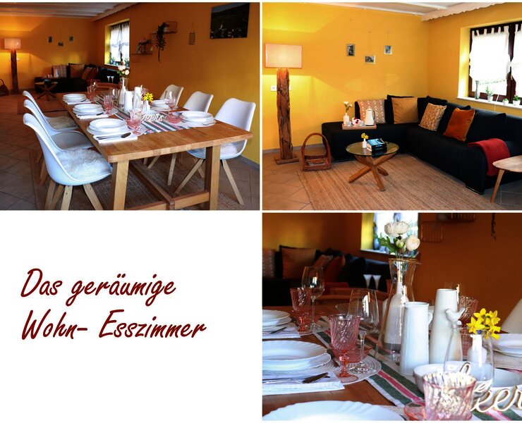 Geräumiges Wohn -Esszimmer