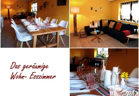 Geräumiges Wohn -Esszimmer