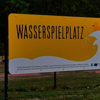 Eingang zum Wasserspielplatz