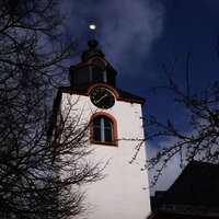 Kirchturm der ev. Kirche in Kleinich
