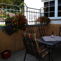 Terrasse des Weingutes