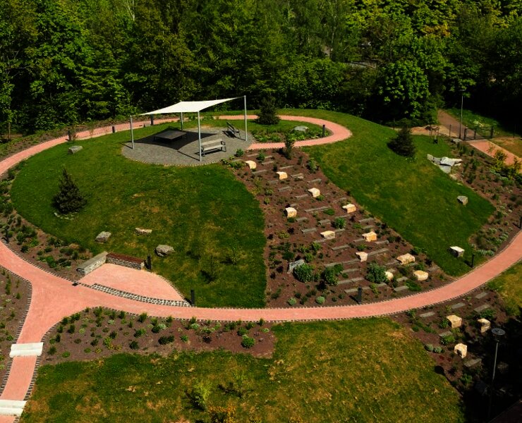 Kräutertreppe im Kurpark