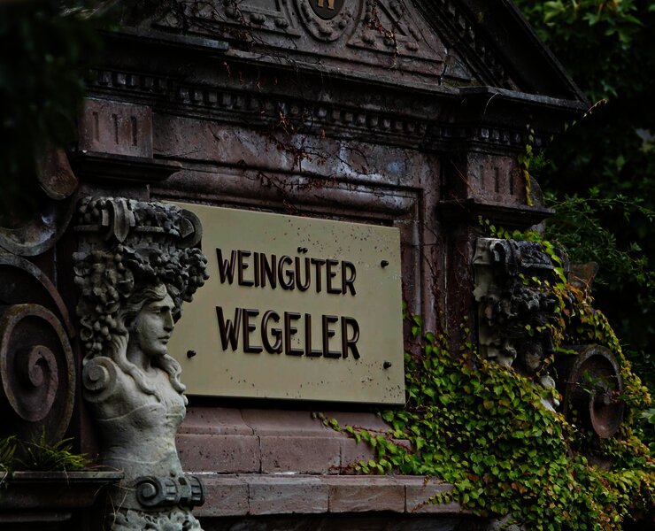 Schild im Weinberg