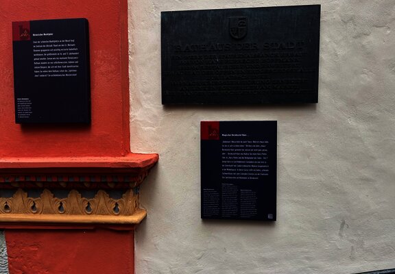 Harry Potter Schild am Rathaus