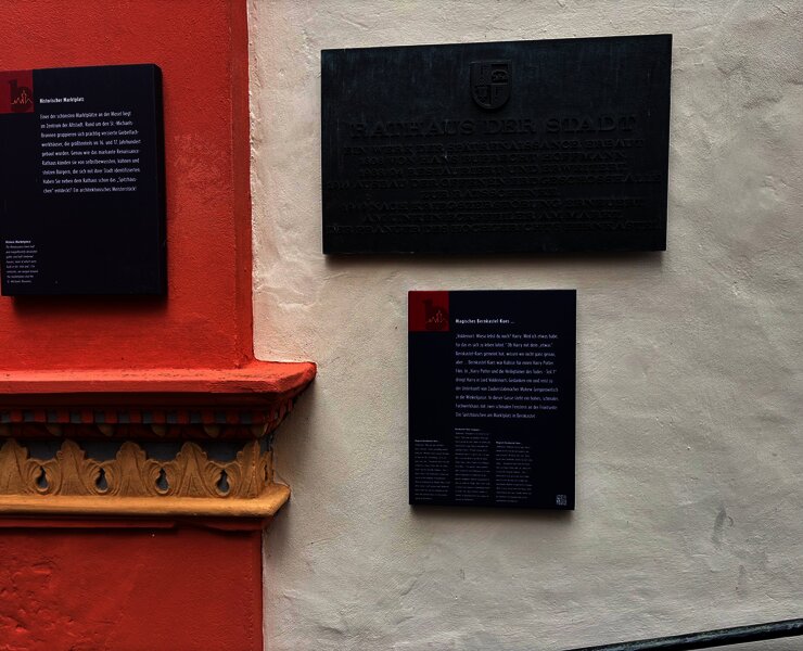 Harry Potter Schild am Rathaus