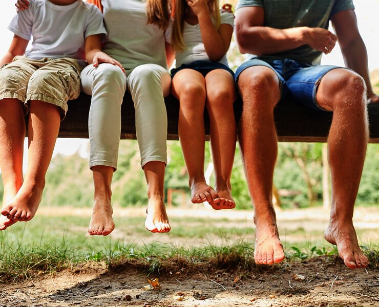Familienspaß auf dem Spielplatz