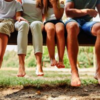Familienspaß auf dem Spielplatz