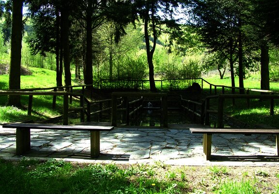 Wassertretbecken am Sauerbrunnen