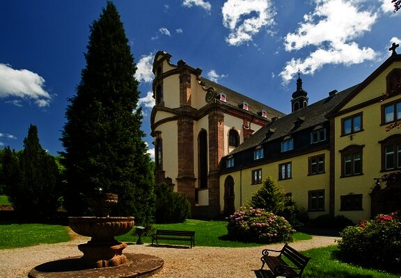 Das Kloster Himmerod ist der Ausgangspunkt des Eifel-Pilger-Radweges.