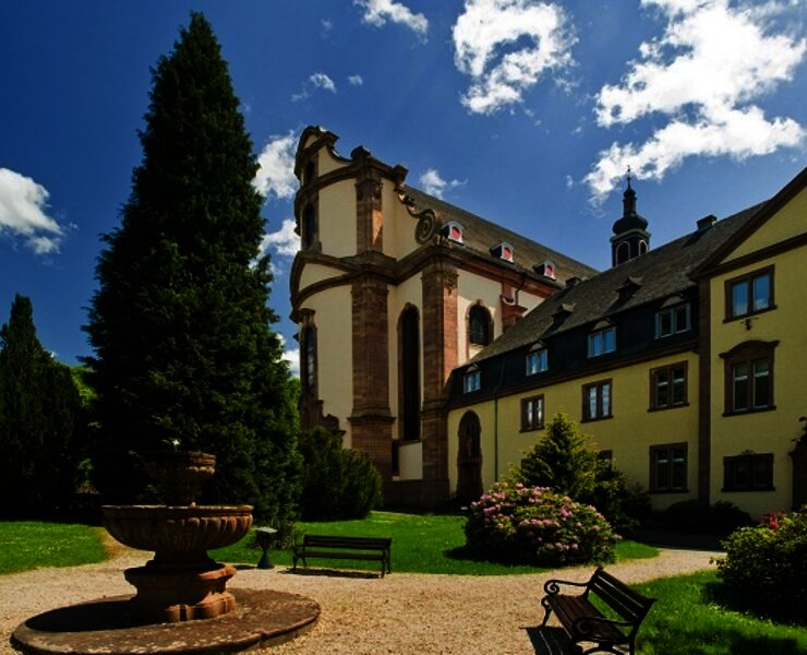 Das Kloster Himmerod ist der Ausgangspunkt des Eifel-Pilger-Radweges.