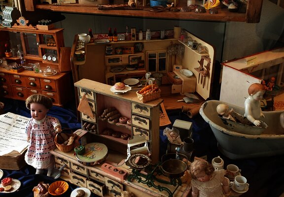 Museum Kloster Machern - frühere Spielsachen