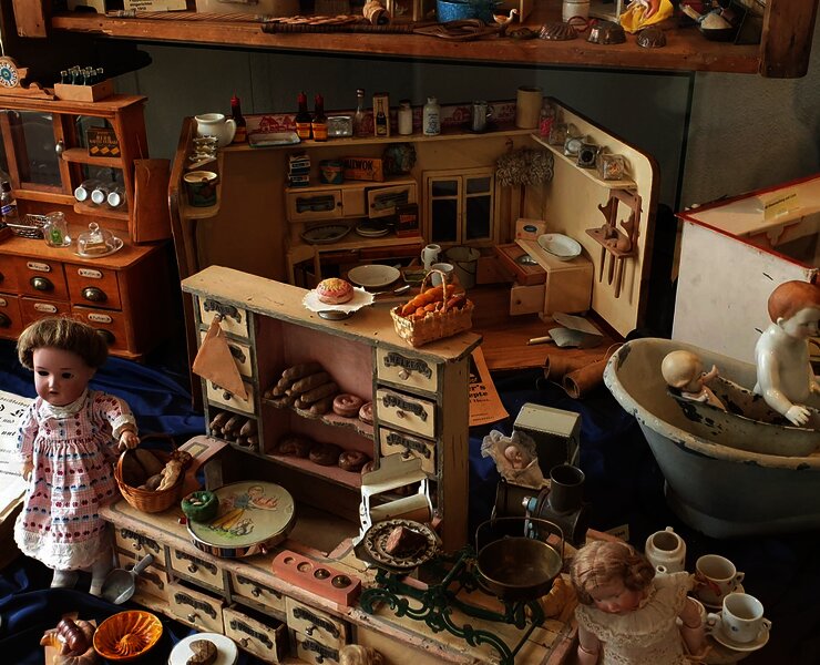 Museum Kloster Machern - frühere Spielsachen