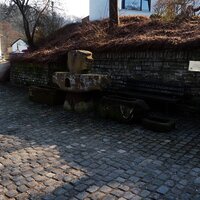 Blasius Brunnen im Urlaubsort Klausen