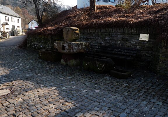Blasius Brunnen im Urlaubsort Klausen