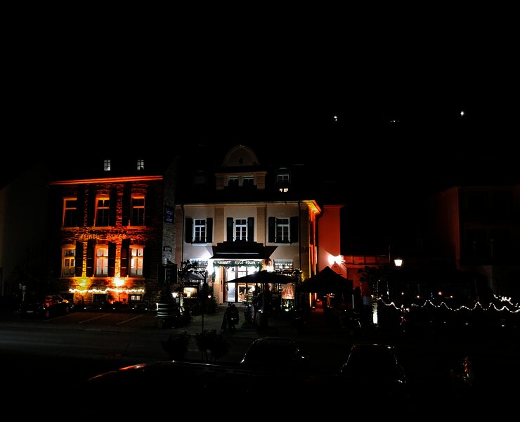 weihnachtliche Beleuchtung