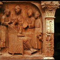 Römische Frisierszene