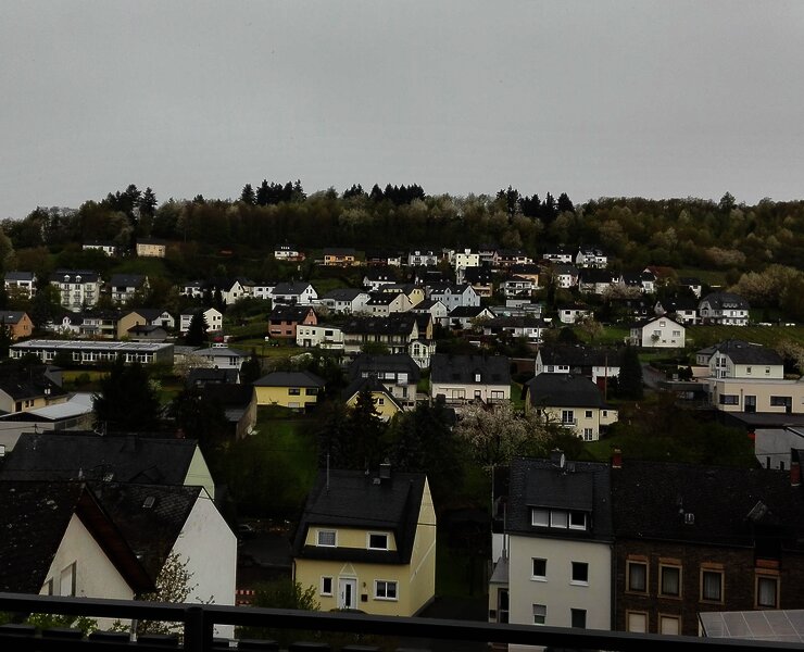 Ausblick vom Balkon