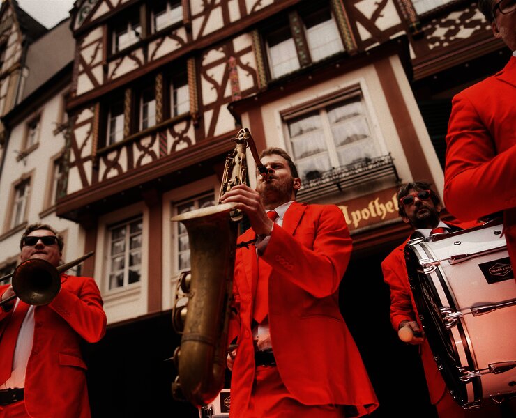 Bernkastel blüht auf am Marktplatz