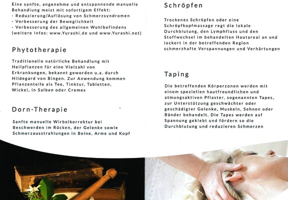 Naturheilpraxis Melissa - Therapien