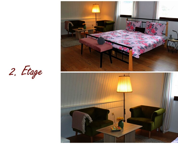 Schlafzimmer 2. Etage (ab 5 Personen)