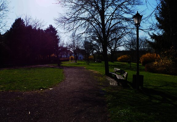 Bügerpark in Longkamp Frühjahr