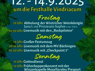 Plakat Wintricher Weinfest
